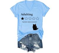 Total Bullshit Would Not Recommend Shirt, Adulting Would Not Recommend Shirts V Neck Women Man