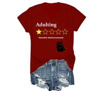 Total Bullshit Would Not Recommend Shirt, Adulting Would Not Recommend Shirts V Neck Women Man
