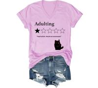 Total Bullshit Would Not Recommend Shirt, Adulting Would Not Recommend Shirts V Neck Women Man