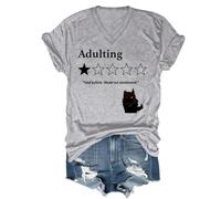 Total Bullshit Would Not Recommend Shirt, Adulting Would Not Recommend Shirts V Neck Women Man