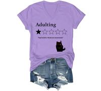 Total Bullshit Would Not Recommend Shirt, Adulting Would Not Recommend Shirts V Neck Women Man