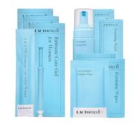 Total Care Set (Intimate Care Gel 10pcs) : Intimate Care Gel (3boxes) & Feminine Wipes (2boxes) & Foaming Wash (2ea)