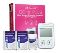 Total Cholesterol Test Quick and Simple | EasyLife Plus | 20 Tests with Meter (GCHb)