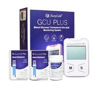 Total Cholesterol Test Quick and Simple | EasyLife Plus | 20 Tests with Meter (GCU)