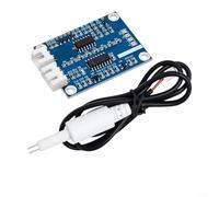 Total Dissolved Solids Sensor Module With Waterproof Probe, 0-1000ppm Range ±5% Accuracy, Analog 0-2.3V Output Compatible With 3.3V/5V Control Systems For Water Quality Testing, 2-Pack