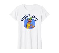 Total Drama Island Totally Chill T-Shirt, Women, White, Large
