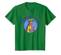 Total Drama Island Totally Chill T-Shirt, Youth, Kelly Green, Medium