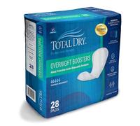 Total Dry Ultimate Booster Pads for Women & Men Extra-Absorbent Overnight Diaper Inserts- FSA HSA Approved-for Use Inside Adult Diapers -Enhanced Absorption & Leak Control