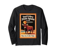 Total Eclipse 12 8 2026 Spain Astronomy Travel Totality Long Sleeve T-Shirt