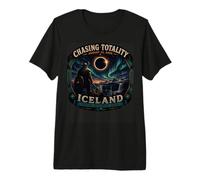 Total Eclipse 2026 Sea Spain Iceland August 12 2026 Viking Premium T-Shirt