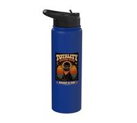 Total Eclipse August 2026 Totality Social Club Black Cat Stainless Steel Insulated Water Bottle