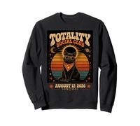 Total Eclipse August 2026 Totality Social Club Black Cat Sweatshirt