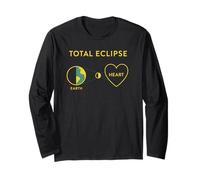 Total Eclipse of The Heart Funny Astronomy Space Lover Long Sleeve T-Shirt