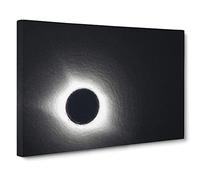 Total Eclipse Of The Moon By Canvas Print | Gallery Wrapped 30mm Frame Wall Art | 20x14 inches | Ready to Hang | Modern Space Picture | Living Room Bedroom Lounge Office