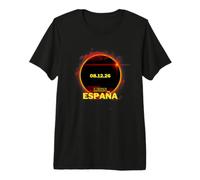 Total Eclipse Spain 2026 Leon Solar Eclipse August 12 Premium T-Shirt