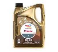 Total Engine Oil 0W30 Classic 9 5 Litre ACEA C2 API SN Plus Gasoline Diesel