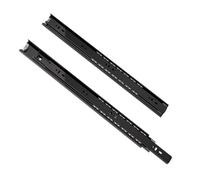 Total Extract Der Slides 1 Pair 35kg Load Capaci Side Mount Soft Close Guides for Smooth Sliding 55cm Length Ideal for CABI and Fur.