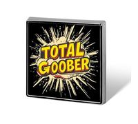 Total Goober Elegant Square Brooch Pins Buttons Badges No Sew Lapel For Any Occasion