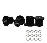 Total Gym Replacement Set Wheels/Rollers for Models XL, XLS and Some 3000 XL, All FIT, and Fit with Bearings Thru Hole of 1/4" in Diameter - 4 Pack (Black)