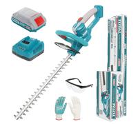 Total Li-Ion 20V Cordless Electric Hedge Trimmer 460mm Battery & Charger