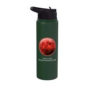 Total Lunar Eclipse 2026 Blood Moon 3 March Eclipse Stainless Steel Insulated Water Bottle