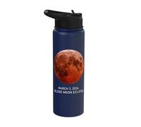 Total Lunar Eclipse 2026 Blood Moon 3 March Eclipse Tee Stainless Steel Insulated Water Bottle
