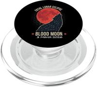 Total Lunar Eclipse 2026 Blood Moon 3 March Wolf PopSockets PopGrip for MagSafe