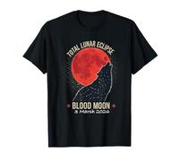 Total Lunar Eclipse 2026 Blood Moon 3 March Wolf T-Shirt