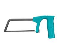 TOTAL - Mini Hacksaw | Length 150 mm | Tool for Cutting Wood and Plastic | Ideal for Plumbing and Carpentry Work | Includes Saw Blade