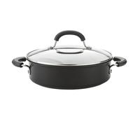 Circulon Total Non-Stick Shallow Casserole & Lid - 2.8L - 24cm - Black - Aluminium