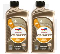 Total Quartz 9000 Energy 5W-40 Adv. Synthetic Technology Engine Oil - 1 Litre