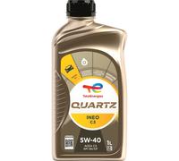 TotalEnergies QUARTZ INEO C3 5W40 Advanced Synthetic Motor Oil - Low SAPS Technology, ACEA C3, API CF/SN - 1L