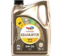 Total Quartz Ineo EcoB 5w-20 Engine Oil Semi Synthetic DPF Compatible 5 Litres