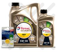 Total Quartz Ineo ECS 5W30 7L 7 Litre Car Engine Oil + FREE 5L SCREENWASH TAB