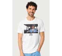 Total Recall Men's Johnny Cab T-Shirt in White | Size: Medium Total Recall White M