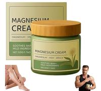 Total Relief Magnesium Cream - Maximum Strength Nerve Relief with Arnica, MSM & Lemon Extract | Triple Action Formula for Muscle Tension, Joint Support & Deep Relaxation (1 Pack)