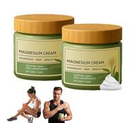 Total Relief Magnesium Cream, Nerve Relief Magnesium Cream with MSM & Arnica - Total Body Soothing Formula for Muscle Support & Recovery - 2 Pack Value Set (3.52oz Total)