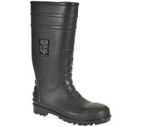 Wellington Boot S5 Steel Toe and Midsole Portwest Total Safety FW95