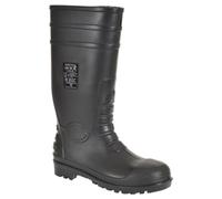 Wellington Boot S5 Steel Toe and Midsole Portwest Total Safety FW95