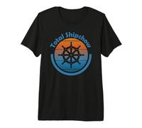 Total Ship Show - Vintage Helm for Captains of Sailing Premium T-Shirt