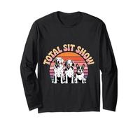 Total Sit Show Animal Dog Trainer Obedience |- Long Sleeve T-Shirt