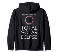 Total Solar 2026 Eclipse Iceland Totality Chaser Science Zip Hoodie