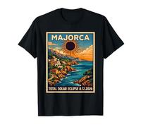 Total Solar Eclipse 08.12.2026 Majorca Travel Poster T-Shirt