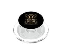 Total Solar Eclipse 08.12.2026 Moon Phases Celestial Sky PopSockets PopGrip for MagSafe