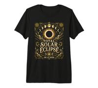 Total Solar Eclipse 08.12.2026 Moon Phases Celestial Sky Premium T-Shirt