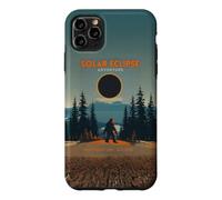 Total Solar Eclipse 08.12.2026 Northwest USA Sasquatch Case for iPhone 11 Pro Max