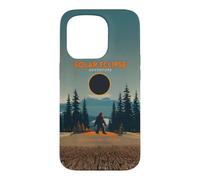 Total Solar Eclipse 08.12.2026 Northwest USA Sasquatch Case for iPhone 15 Pro