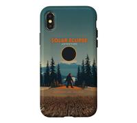 Total Solar Eclipse 08.12.2026 Northwest USA Sasquatch Case for iPhone X/XS