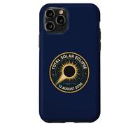 Total Solar Eclipse 12 August 2026 Mission Patch Case for iPhone 11 Pro