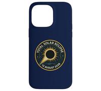 Total Solar Eclipse 12 August 2026 Mission Patch Case for iPhone 14 Pro Max